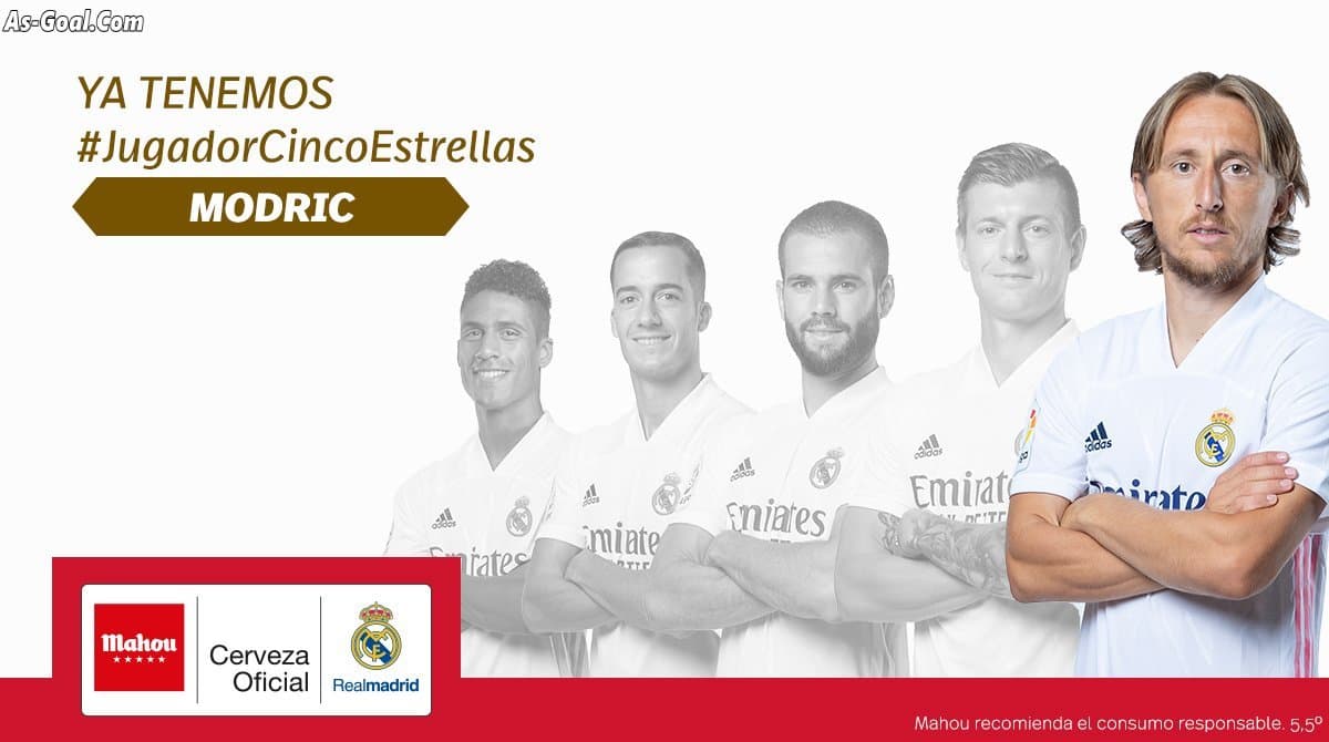 مودريتش يحصد جائزة أفضل لاعب في ريال مدريد لشهر نوفمبر